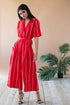 Rosie Jumpsuit - Red Candy Stripe